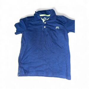 Navy Kids Polo Shirt with Embroidered Logo